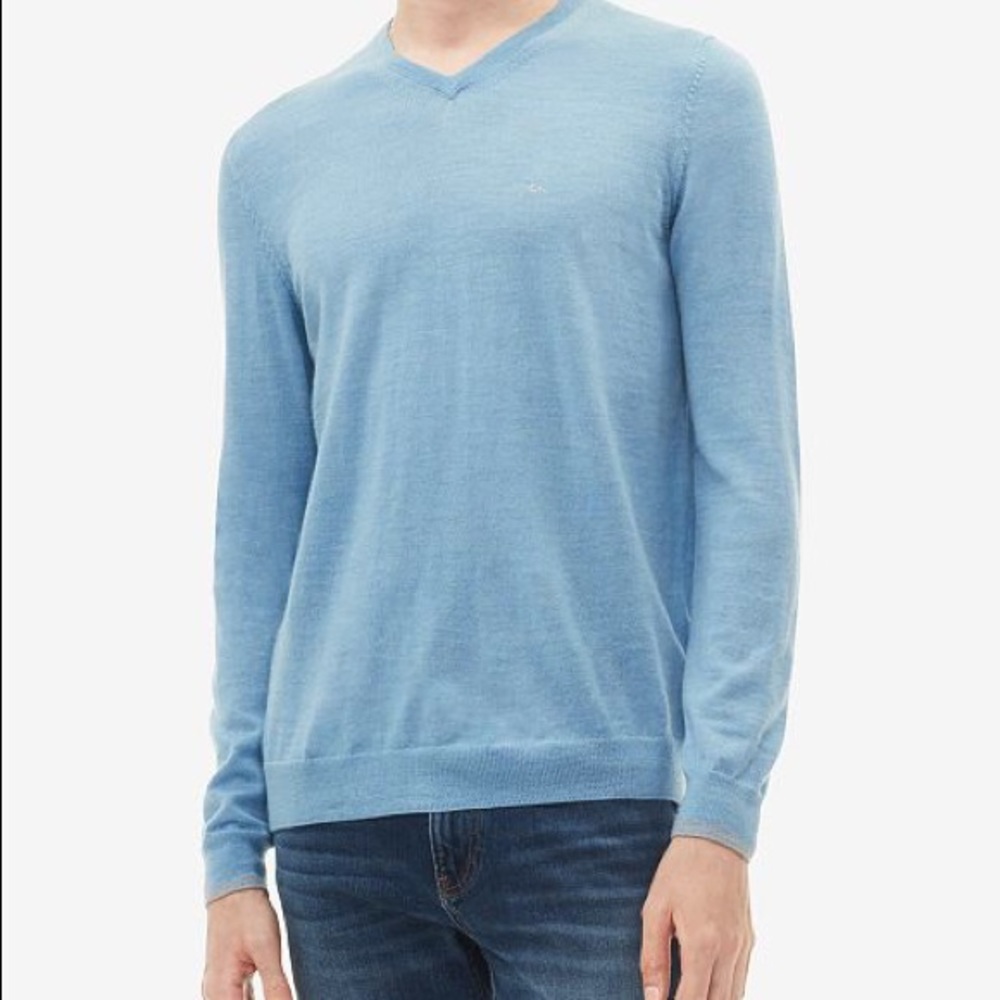 Calvin Klein Merino Wool V-neck Men’s Sweater